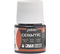 Pébéo Ceramic – Couleur opaque pour terre cuite, céramique et faïence – Brillant 45 ml Noir