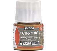 [025-015] Pébéo Flacon 45 ml peinture CERAMIC faïence et multi support OR RICHE