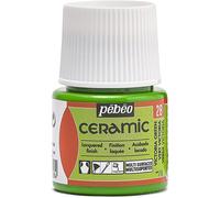 [025-028] Pébéo Flacon 45 ml peinture CERAMIC faïence et multi support VERT V...