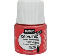[025-031] Pébéo Flacon 45 ml peinture CERAMIC faïence et multi support Cyclamen