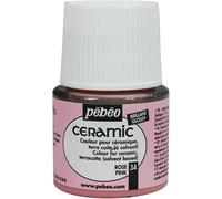 Pébéo – Peinture Ceramic – Couleur opaque pour terre cuite, céramique et faïence – Rose 45 ml