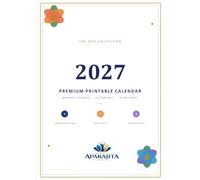 027 Premium Printable Calendar & Monthly Planner - A4 Portrait, Print-Ready Digital Download with Goal Trackers, Habit & Birthday Trackers, and Inspirational Quotes: GOVERNMENT CALERNDAR2027