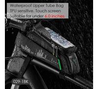 029-1 Bk 6.0 Pouce - Cadre Avant De Vélo Pour Téléphone Portable, Étanche, Support De Tube Supérieur, Accessoires De Cyclisme, Pour Iphone 11 Xs Max Xr, 6.5 Pouces