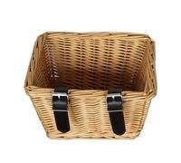 03 24x18.5x16cm - Panier De Vélo À Guidon Avant En Rotin Tissé, Accessoire De Bicyclette, Imperméable, Noir, 35x27x25cm