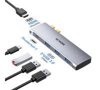 (03 5 en 2 à vendre) Hub USB Type C compatible MacBook Pro Adaptateur USB Station d'accueil Double USB