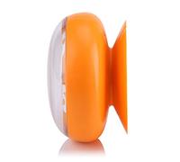 03 Horloge de Salle de Bain Murale, Étanche et Extérieure, pour Douche et Cuisine (Orange)