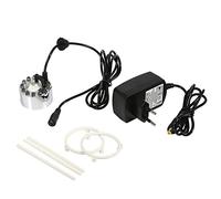 03 Humidificateur, Mini brumisateur, humidificateur d'air, brumisateur d'étang Argent pour Patio 12 LED Lumineuses pour Fontaine(#2)