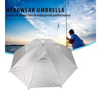 03 Parapluie Chapeaux Parapluie Tête Antirouille, Chapeau Parapluie Unbrella Hat pour Extérieur pour Poissons
