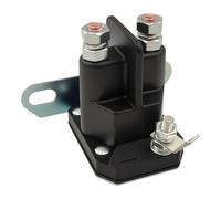 030817 Relais solénoïde de démarreur pour tondeuse à gazon, interrupteur de relais 12 V, convient pour tondeuse à gazon Trombetta HustlerZero Turn - Remplace 832-1211-210, 8321211210