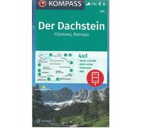 031 der dachstein ramsau filzmoos - Échelle 1 : 25 000, 1 : 50 000 - Collectif - Kompass Karten - Atlas / carte