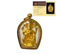 031. Hermite Thai Jewelry Amulette Lersi Bouddha thaïlandais Charge Amulette Ganeh Ganesha, Dieu éléphant Hidu, Amulette thaïlandaise, Succès remporte tous les obstacles. Le progrès académique