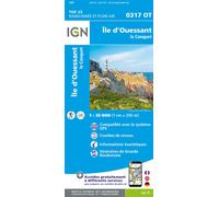 0317ot ile d'ouessant - le conquet Échelle 1 : 25 000 - Collectif - Ign Institut Geographique National - broché - Atlas / carte