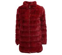 0320J ecopelliccia donna TOY G cappotto eco coat red jacket woman