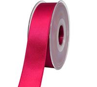 035 Swiss Ruban de Satin, Fuchsia, 2,5 cm X 24,7 m