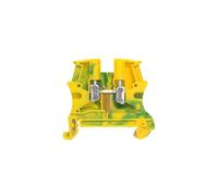 037171 Legrand Borne de jonction vert jaune à vis Viking 4mm² - pas 6mm - 1 jonction: 1 entrée 1 sortie