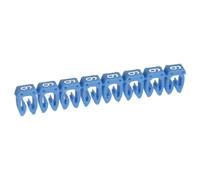 Legrand Repères CAB 3 – Boîte de 1200 pour fils 1,5–2,5 mm² – Marquage chiffre 6 Bleu