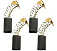 039028007035 Lot de 4 balais de carbone de rechange pour meuleuse d'angle Ryobi AG452K AG453, compatible avec meuleuse d'angle Ryobi Pièce #039028001035