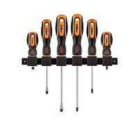 04-193 Set : tournevis Phillips, plat PH1, PH2, SL 5,5, SL 6,5 NEO TOOLS