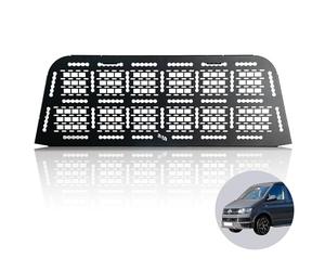 040 Parts Molle Board pour VW T5 T6 T6.1 Porte-vélos Porte-bagages Accessoires tout-terrain - compatible avec le logo du porte-bagages arrière d'origine