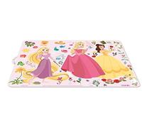 0429, Set de Table pour bébé ; Disney Princesses ; Dimensions : 43 x 29 cm ; Produit en Plastique réutilisable ; sans BPA.