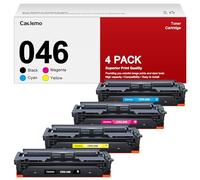 046 046H Cartouche de toner MF733Cdw de remplacement pour imprimante Canon 046 046H pour imprimante Color ImageCLASS MF733Cdw MF731Cdw MF735Cdw MF735Cdw (lot de 4, noir, cyan, magenta, jaune)