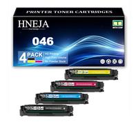 046 BK/C/M/Y Kit Cartouches Toner pour Canon LBP654Cdw MF654Cx MF735Cx MF731Cdw MF732Cdw MF733Cdw MF734Cdw MF735Cdw MF653Cdw Imprimantes,4 Colors-1 Pack