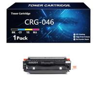 046H 046 Cartouche de Toner de Remplacement pour Canon CRG-046 Compatible avec Les pour Canon Color imageCLASS iCMF735Cx iCMF732Cdw LBP654Cx LBP653Cdw Imprimantes ,BK-1 Pack