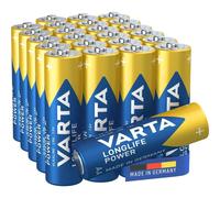 [04906 301 124] VARTA Pack "Big Box" de 24 piles alcaline AA Longlife Power
