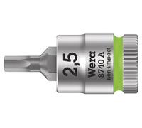 05003331001 Clé hexagonale Hex-Plus, douille HEX 2,5mm 1/4" WERA