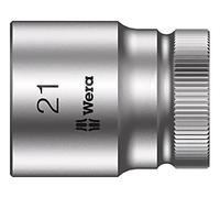 05003612001 Embout 6 pans, douille HEX 21mm 1/2" L. Embout : 37mm WERA