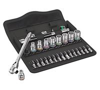 05004021001 Jeu de clés pouces, fixation des clés à douille : 1/4" 28 pcs WERA