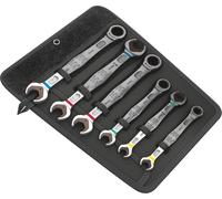 05020022001 6000/6002 Joker 6 Set 1,Jeu De Clés Mixtes À Cliquet/Clés Double Fourche,Métrique,6 Pièces Multicolore