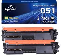 051 Lot De 2 Cartouches De Toner À Puce Compatibles Avec Canon 051 051H Pour Imprimante I-Sensys Lbp162Dw Mf264Dw Mf267Dw Mf269Dw Mf269Dw 1700 Pages[ENC943537]