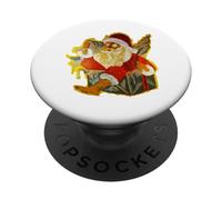 0512 Santa Jump Out of The Box 2021 Plus 3 Roland Zulehner PopSockets PopGrip Adhésif