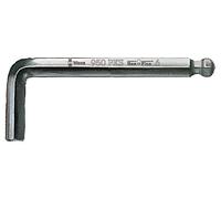 05133154001 Clé hexagonale Hex-Plus, sphérique HEX 4mm L. ges: 80mm WERA
