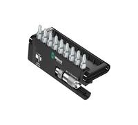 Wera – Jeu d'embouts Bit-Check 10 Drywall 1 – Phillips pour cloisons sèches, 10 pièces, Noir