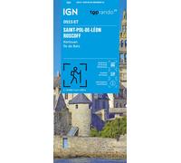 IGN 0515ET Saint-Pol-de-Léon, Roscoff, Kerlouan, Île de Batz / Recto