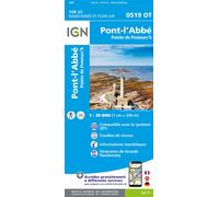 0519ot pont l'abbe pointe de penmarc'h Échelle 1 : 25 000 - Collectif - Ign Institut Geographique National - broché - Atlas / carte