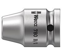 Wera Adaptateur d'embout 780 B 05344511001 – 3/8 (10 mm) → 1/4 (6,3 mm) – 30 mm