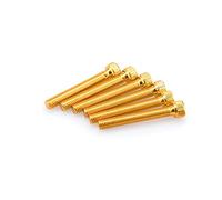 0540 - lot de six vis en aluminium m8 x 55 mm sous blister compatible avec universal universal COULEUR DORADO/ORO