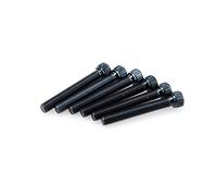 0540 - lot de six vis en aluminium m8 x 55 mm sous blister compatible avec universal universal COULEUR NOIR