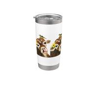 0549 la jeune et mignonne Muh 2021 plus 3 Mumzy Gobelet isotherme en acier inoxydable double paroi