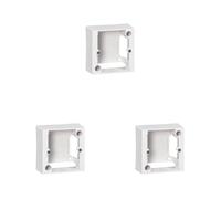 055439 - Cadre saillie 1 poste - Pour socle Legrand - 82x82x40mm (Lot de 3)