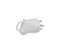 055855 - Fiche male Legrand 3P+T 32A 380V - Sortie coudée à terre plate