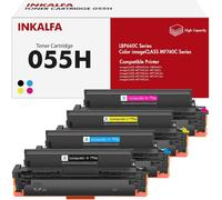 055H Cartouche De Toner Compatible Pour Canon 055H 055 Imageclass Mf742Cdw Mf744Cdw Mf743Cdw Mf746Cdw Mf746Cx Mf745Cdw Mf741Cdw Lbp663Cdw Lbp664Cx Noir Cyan Magenta Jaune,Pack De 4