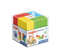 056 Geomag Magicube Full Color Crystal 24 Pcs - Jeux De Construction - Bloc De Construction Magnétique - Cube Magnétique - Unisexe