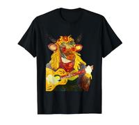 0561 The Gitar Muh 2021 Plus 4 Roland Zulehner T-Shirt Graphique avec Valeur, Homme, Noir, M