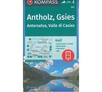 057 antholz - anterselva - gsies - valle di casies - - Collectif - Kompass Karten - Atlas / carte