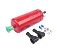 0580464070 Pompe à carburant haute pression rouge, 12V In-Line Petrol Diesel Fuel Transfer Pump Universal Replacement 0580464038