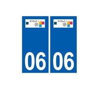 06 Saint-Paul-de-Vence logo ville autocollant plaque stickers - droits